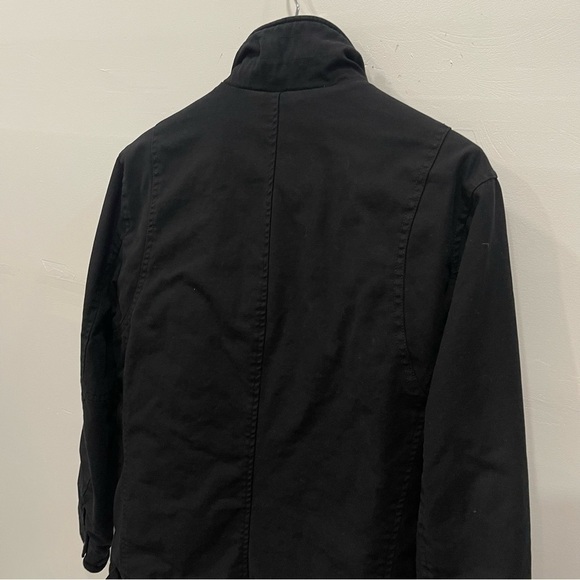 Levi’s Men’s Stand Collar Military Field Jacket Black Classic - Picture 8 of 12